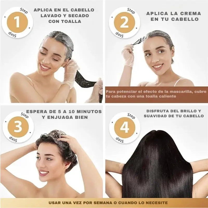 Mascarilla Capilar de Colágeno Karseell ¡Paga 1 y lleva 2!