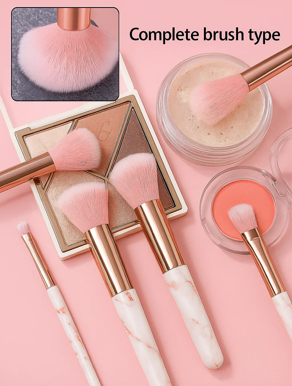 Juego de 14 pinceles con estuche